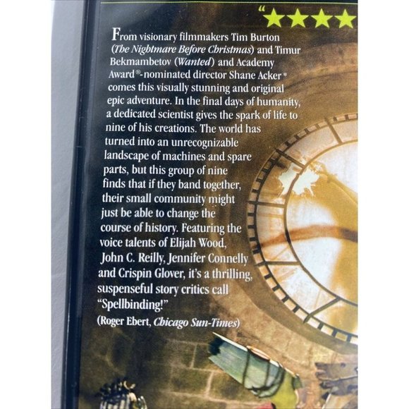 9 (DVD, 2009) From Producers Tim Burton and Timur Bekmambetov - Picture 7 of 9